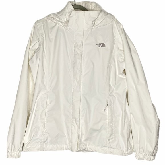 The North Face Hooded Jacket White Hidden Full Zip
